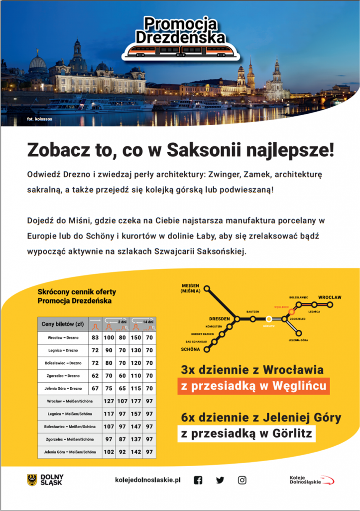 „Promocja Drezdeńska” Kolei Dolnośląskich „Promocja Drezdeńska” Kolei Dolnośląskich