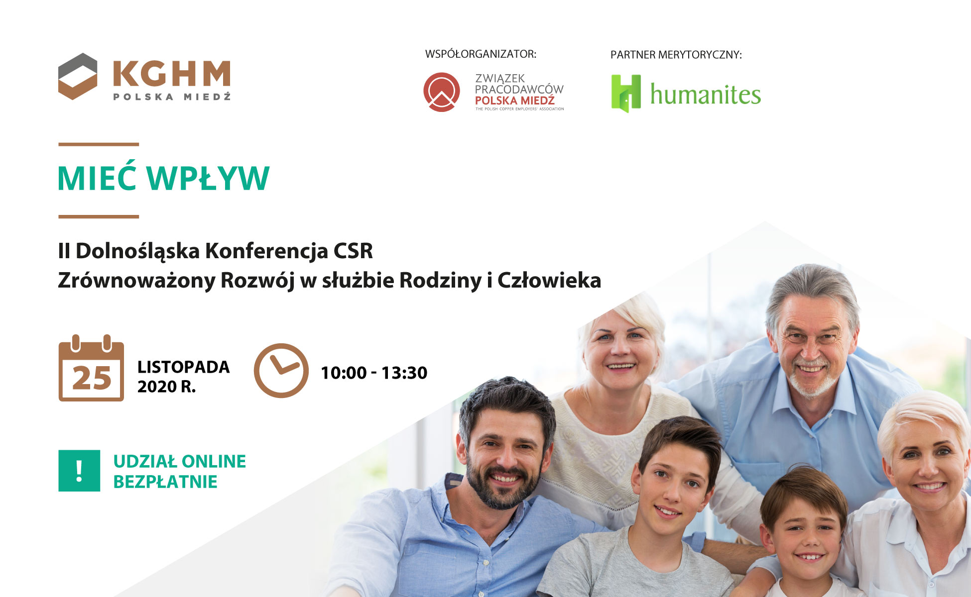 „Mieć Wpływ” – KGHM organizatorem II Dolnośląskiej Konferencji CSR