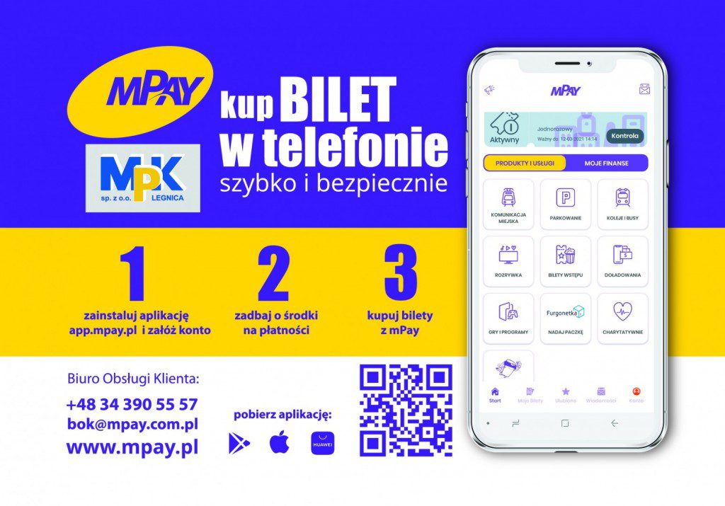 Od 1 kwietnia bilety MPK kupimy też w aplikacji mPay Od 1 kwietnia bilety MPK kupimy też w aplikacji mPay