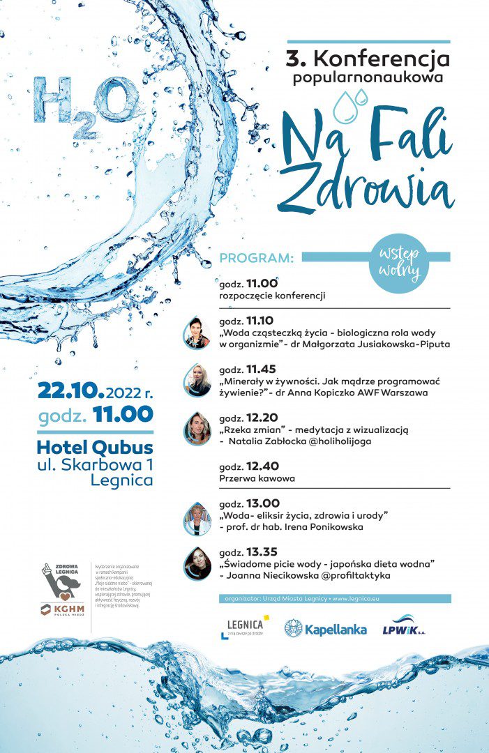 W Legnicy odbędzie się konferencja popularnonaukowa „Na fali zdrowia” W Legnicy odbędzie się konferencja popularnonaukowa „Na fali zdrowia”