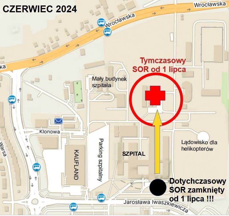 Od 1 lipca SOR legnickiego szpitala w nowej lokalizacji