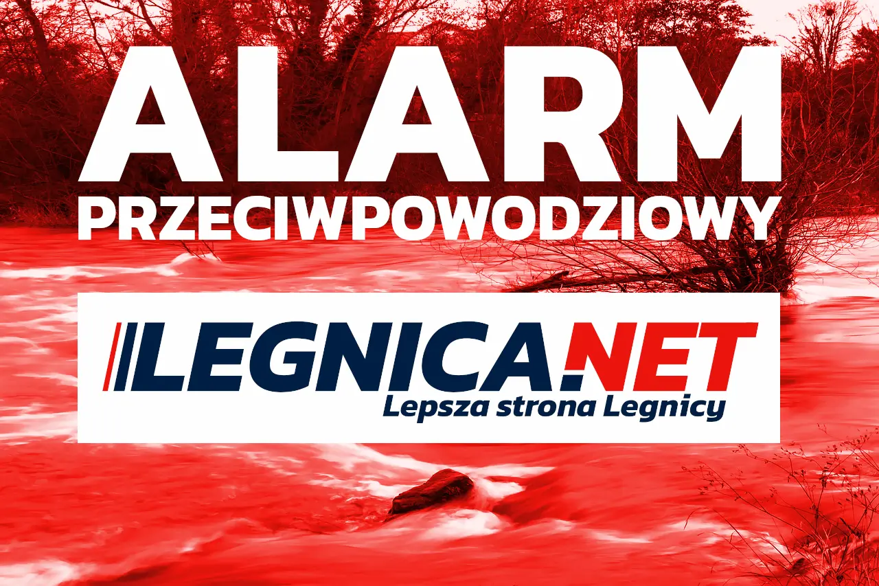 Prezydent Maciej Kupaj wprowadził alarm przeciwpowodziowy dla Legnicy