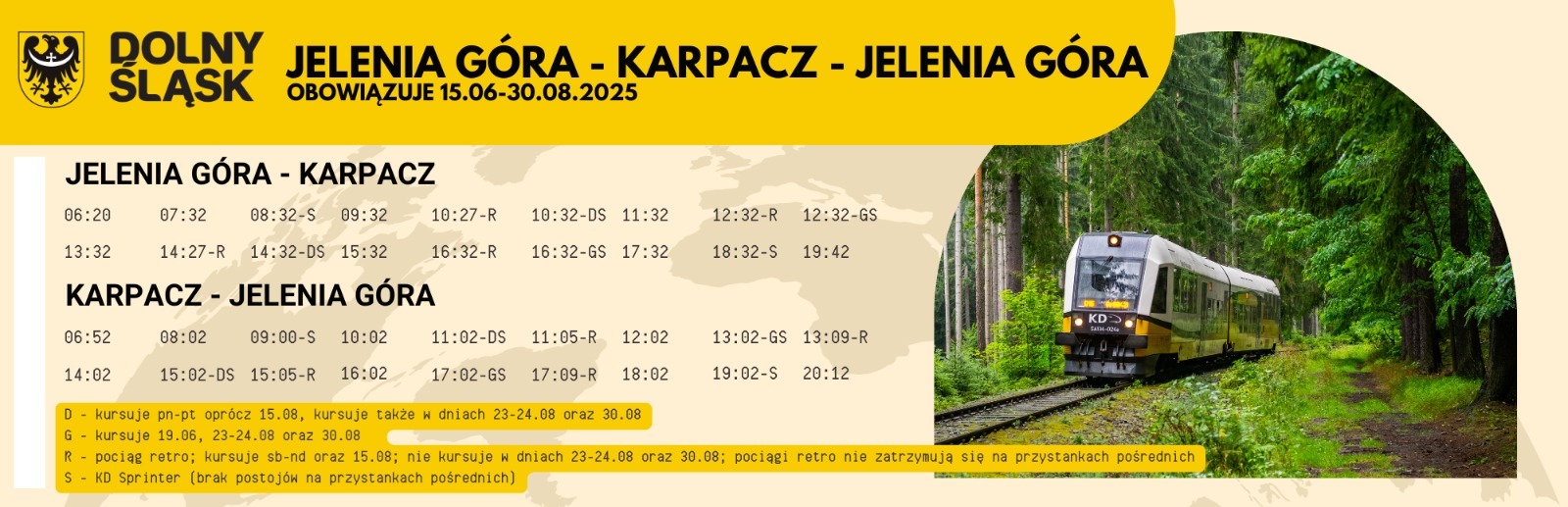 Karpacz wraca na mapę kolejową Dolnego Śląska Karpacz wraca na mapę kolejową Dolnego Śląska