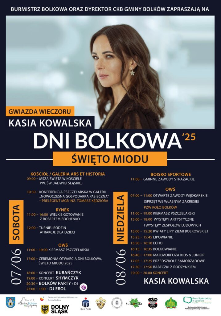 Bolków zaprasza na słodkie Święto Miodu Bolków zaprasza na słodkie Święto Miodu