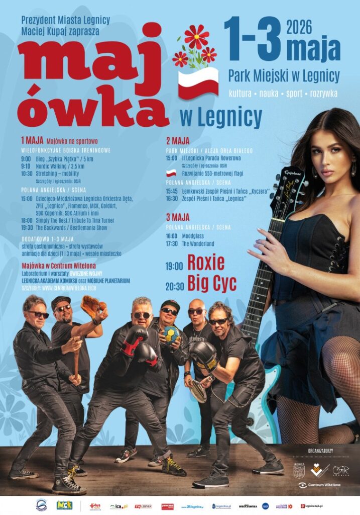 Majówka Legnica 2026 - program wydarzeń